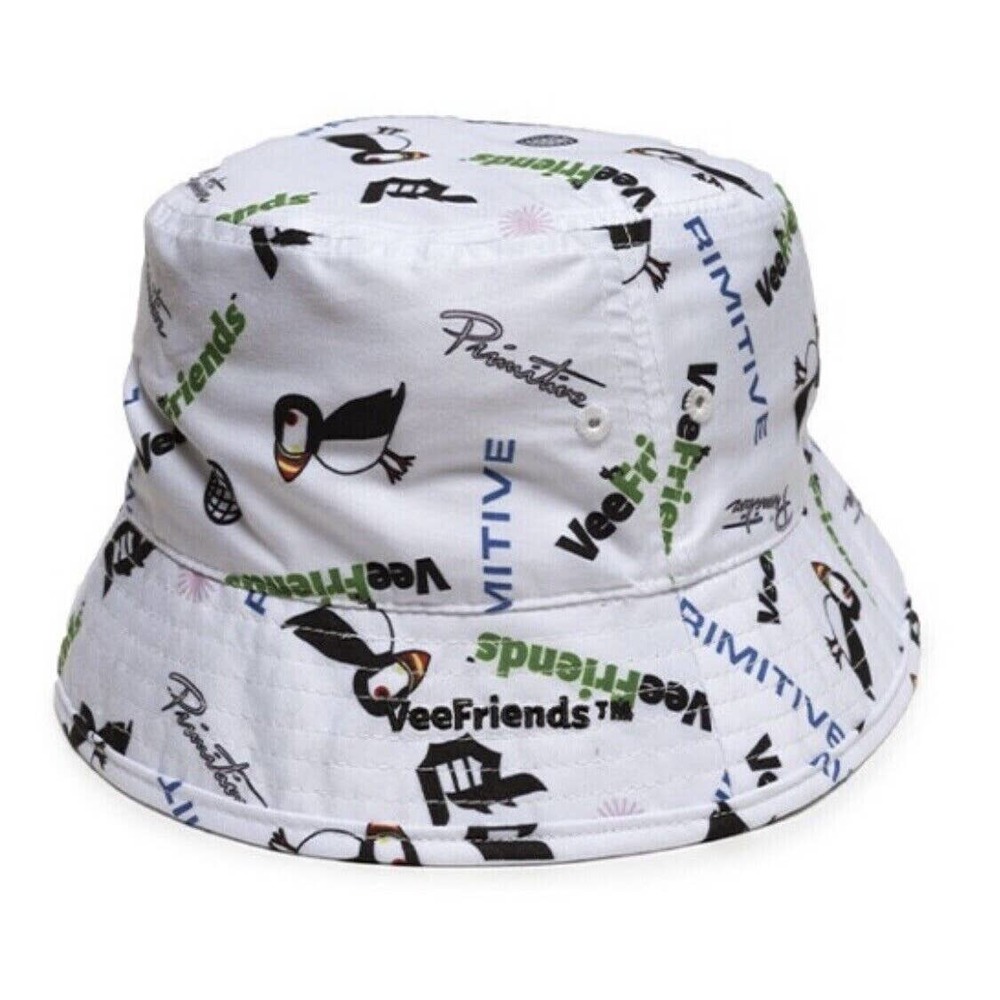 Primitive Skateboarding Men's X VeeFriends Productive Puffin Bucket Hat Cap